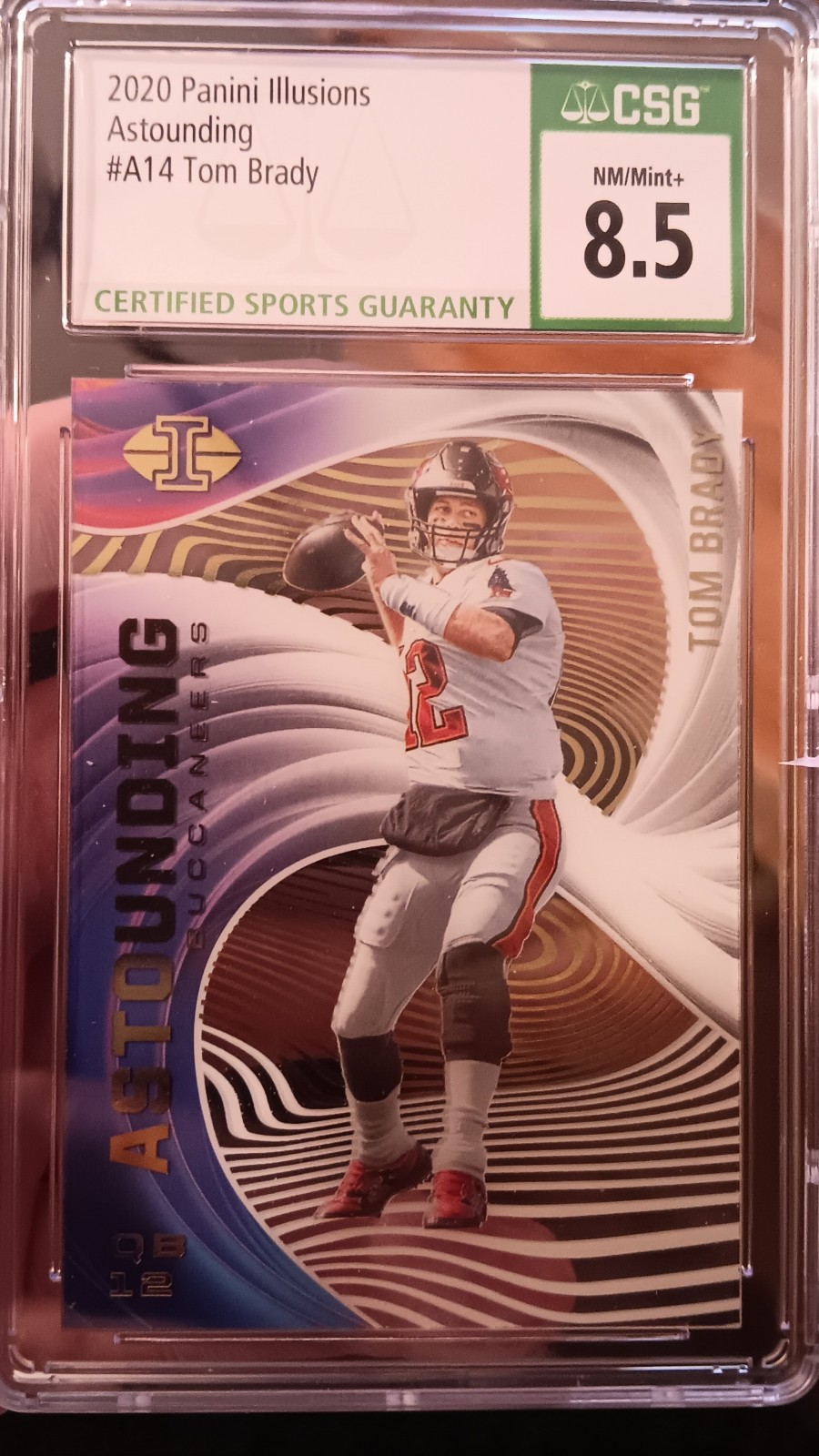 Tom Brady CSG Graded Sports Card