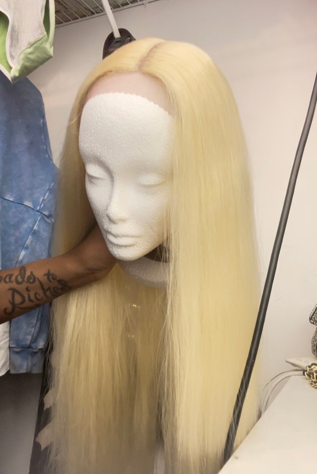 Blonde lace front