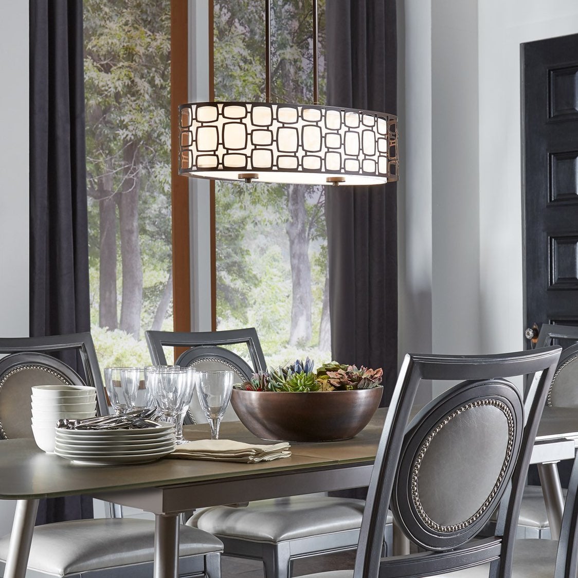Kichler Sabine Brushed Nickel Modern/Con