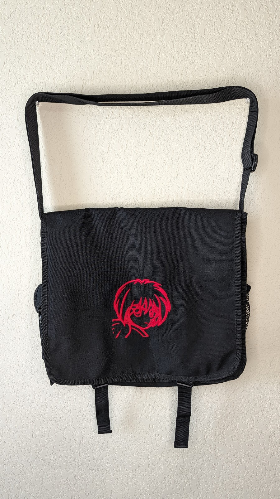 RUROUNI KENSHIN Myth Wear Anime Embroidered Messenger Shoulder Laptop Bag 13x12