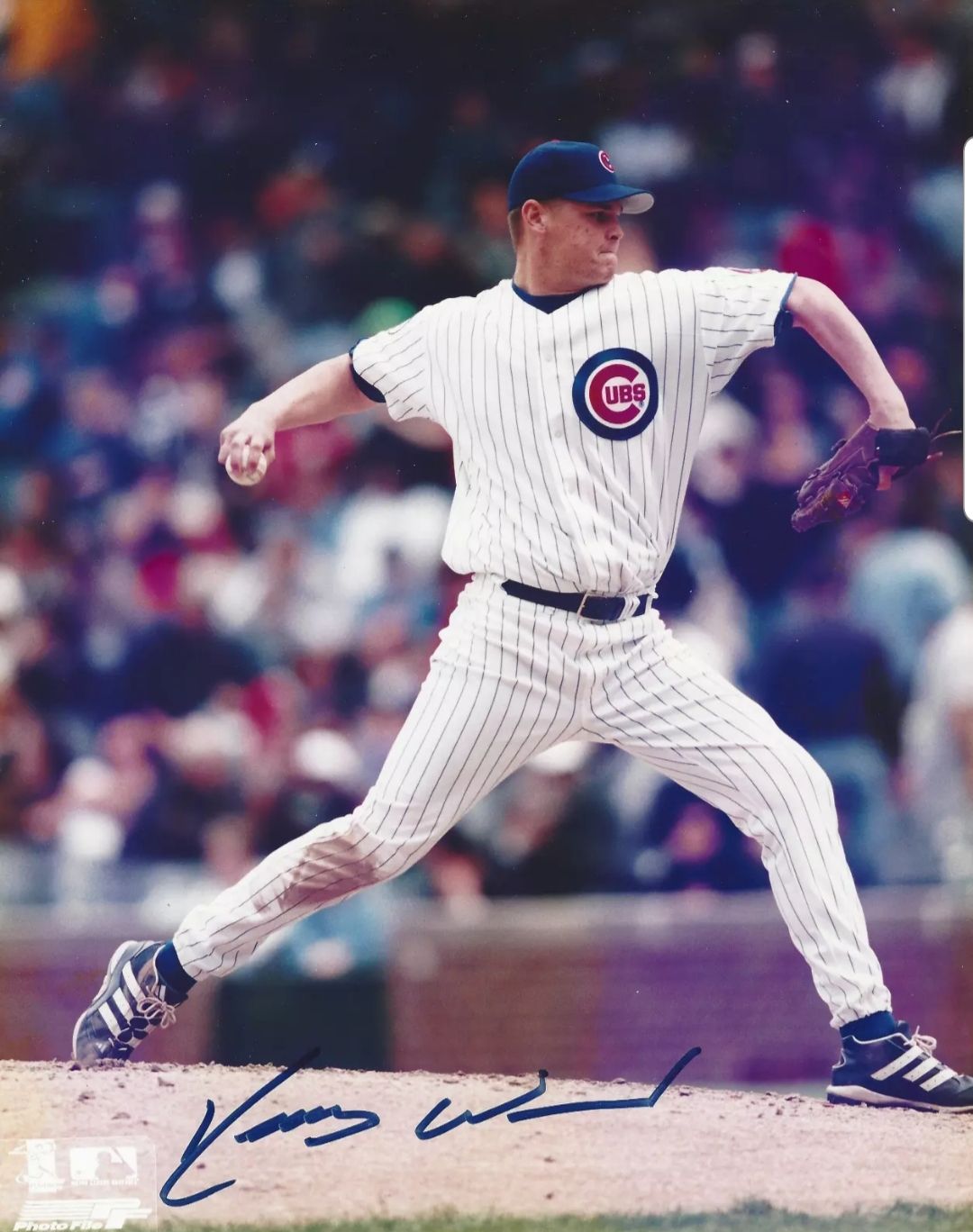 KERRY WOOD #2 signed 8x10 photo w/JSA