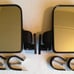 Side View Mirror Set for Kawasaki Mule FXT line, Heavy Duty, Large Size