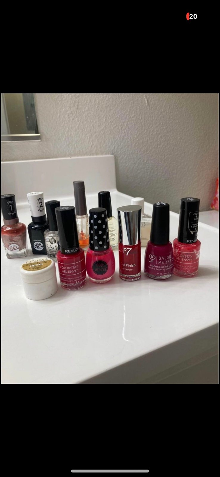Nail Polish Nail Care Coat Gel Lot 12 Items