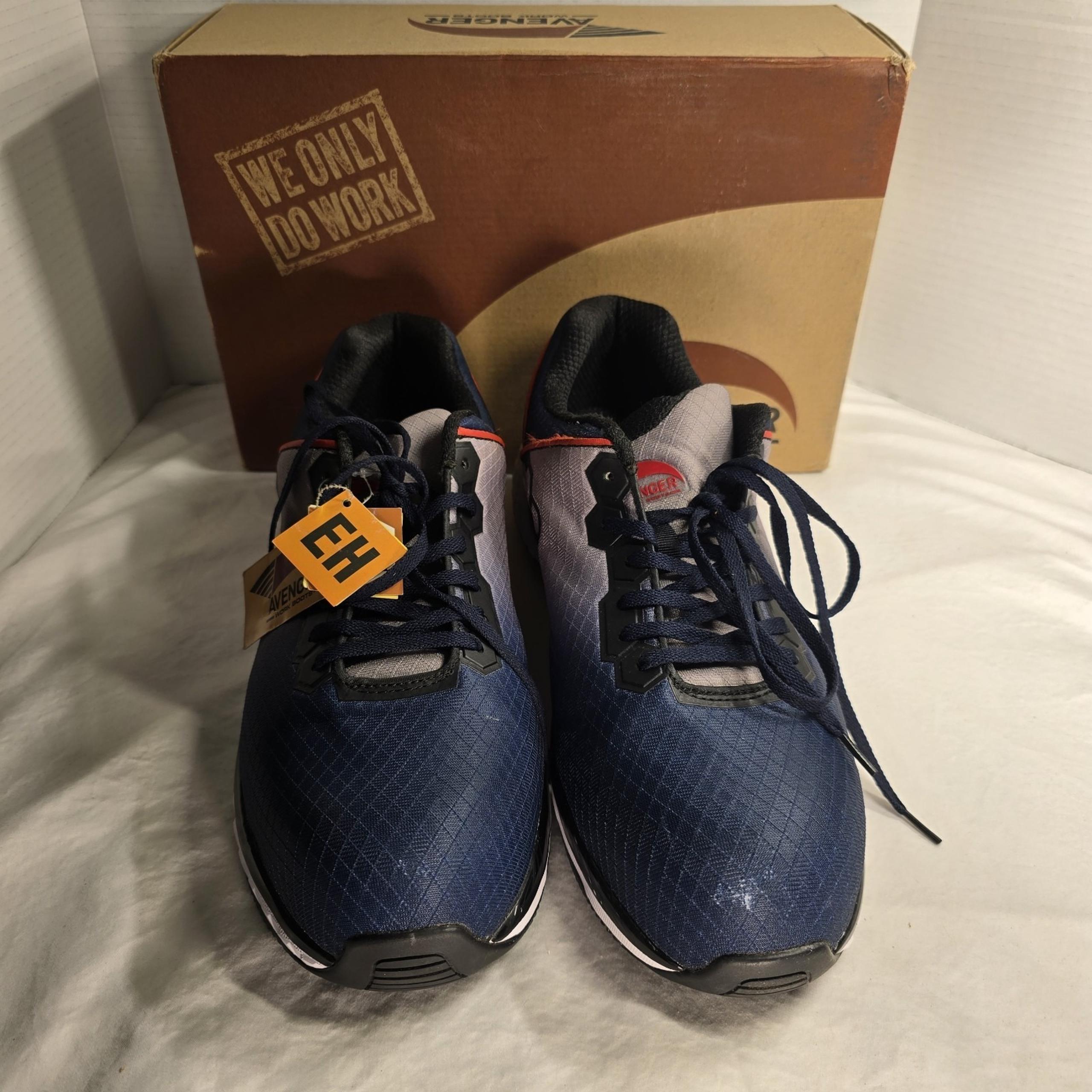 Avenger Fusion Navy Work & Safety Shoes Sneakers Mens 11.5 Wide (EE) NIB