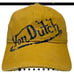 VON DUTCH STRAPBACK HAT WASHED MUSTARD DISTRESSED
