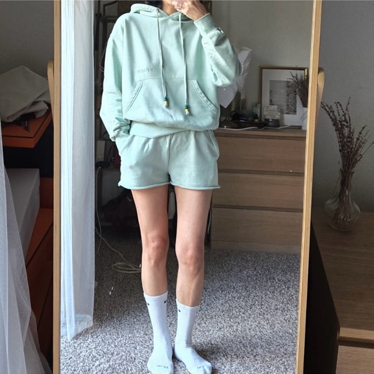 SET Staud hoodie & shorts