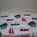 Boat House for Kids SAILBOAT SHIP PIRATE SHIPS Twin Sheet Set ~ Red, Blue, Grey