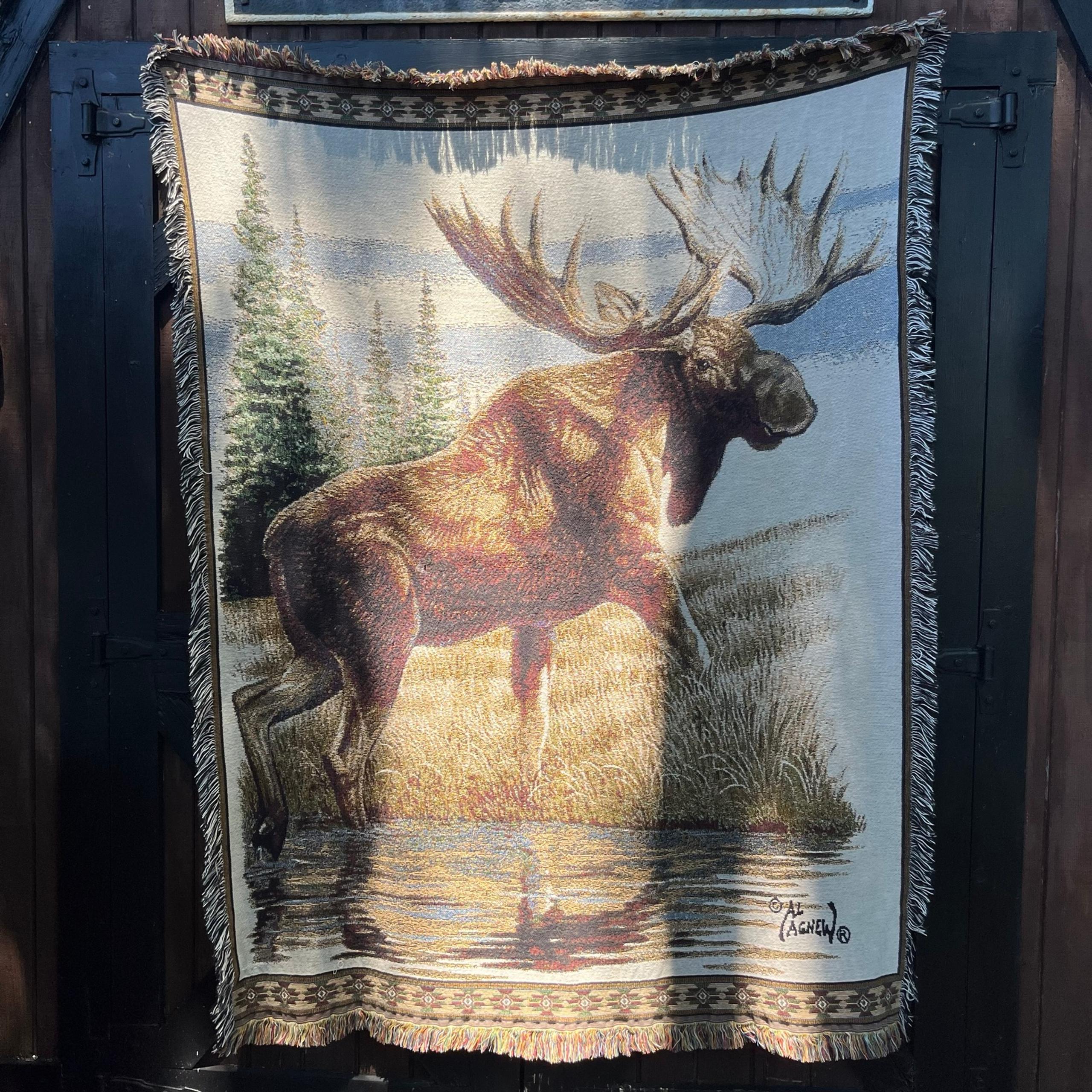 Moose Blanket Size 50x70