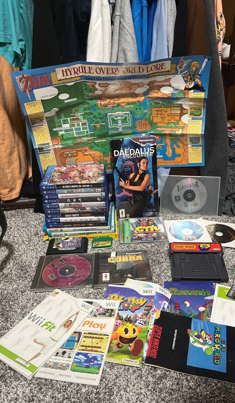 PlayStation, 3DO, Genesis, SNES games..