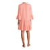 Faherty Dream Cotton Gauze Kasey Dress Organic Boho Beach Coral XXS Oversized