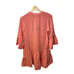 Faherty Dream Cotton Gauze Kasey Dress Organic Boho Beach Coral XXS Oversized