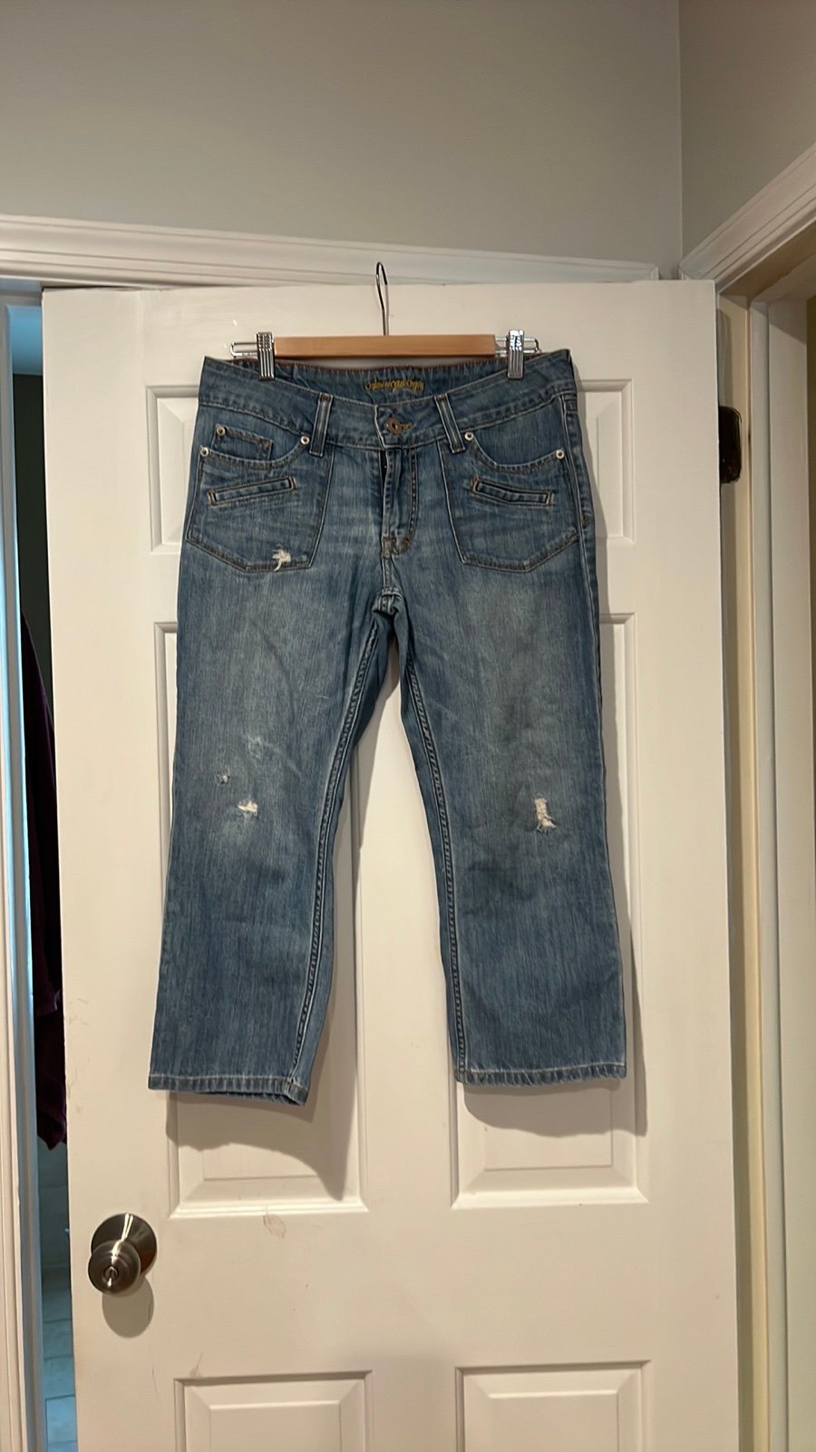 American Eagle Vintage Low Rise Capri Jeans