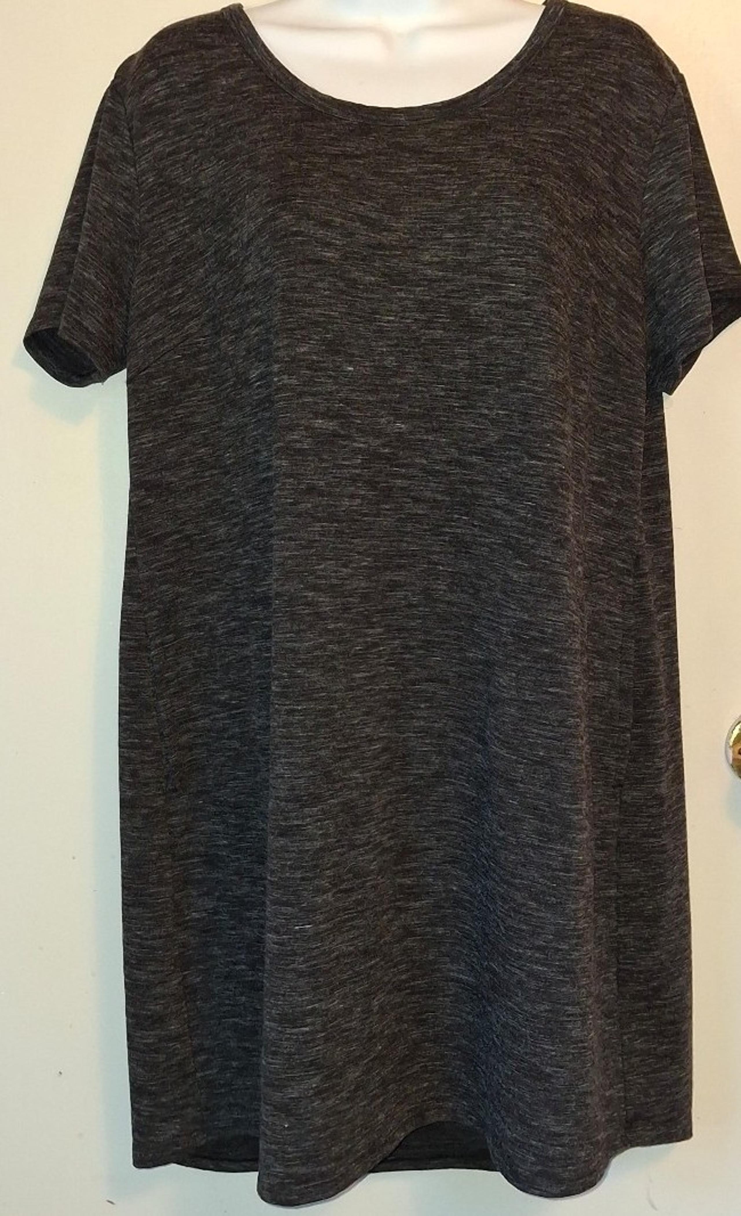32 Degrees Cool Womens Short Sleeve Elastic Waist Black Dress  XL