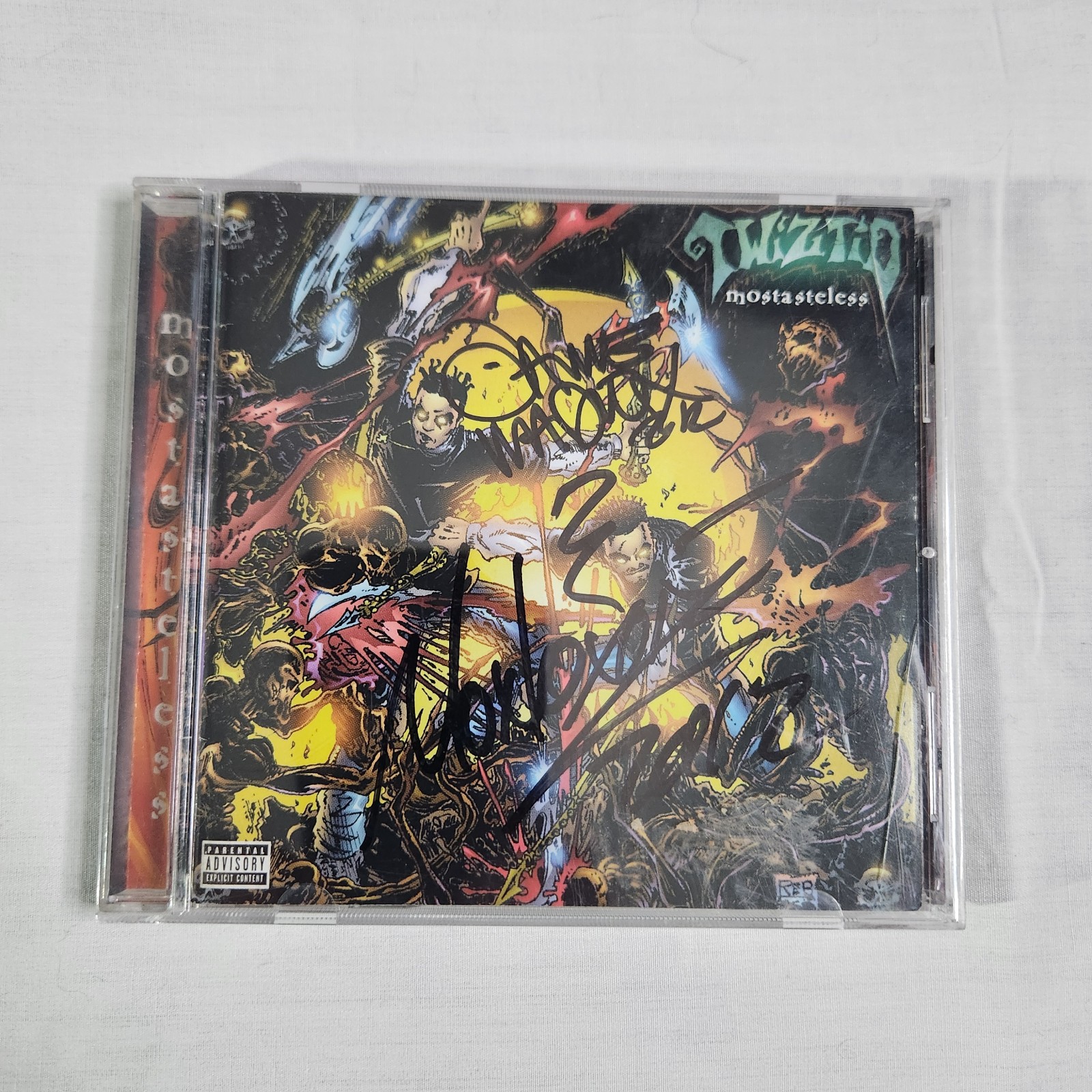 Autographed Twiztid Mostasteless CD Psychopathic Records 1999 - ICP