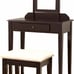 NEW 3 Pcs Vanity Table and Stool Set Wood Furniture
