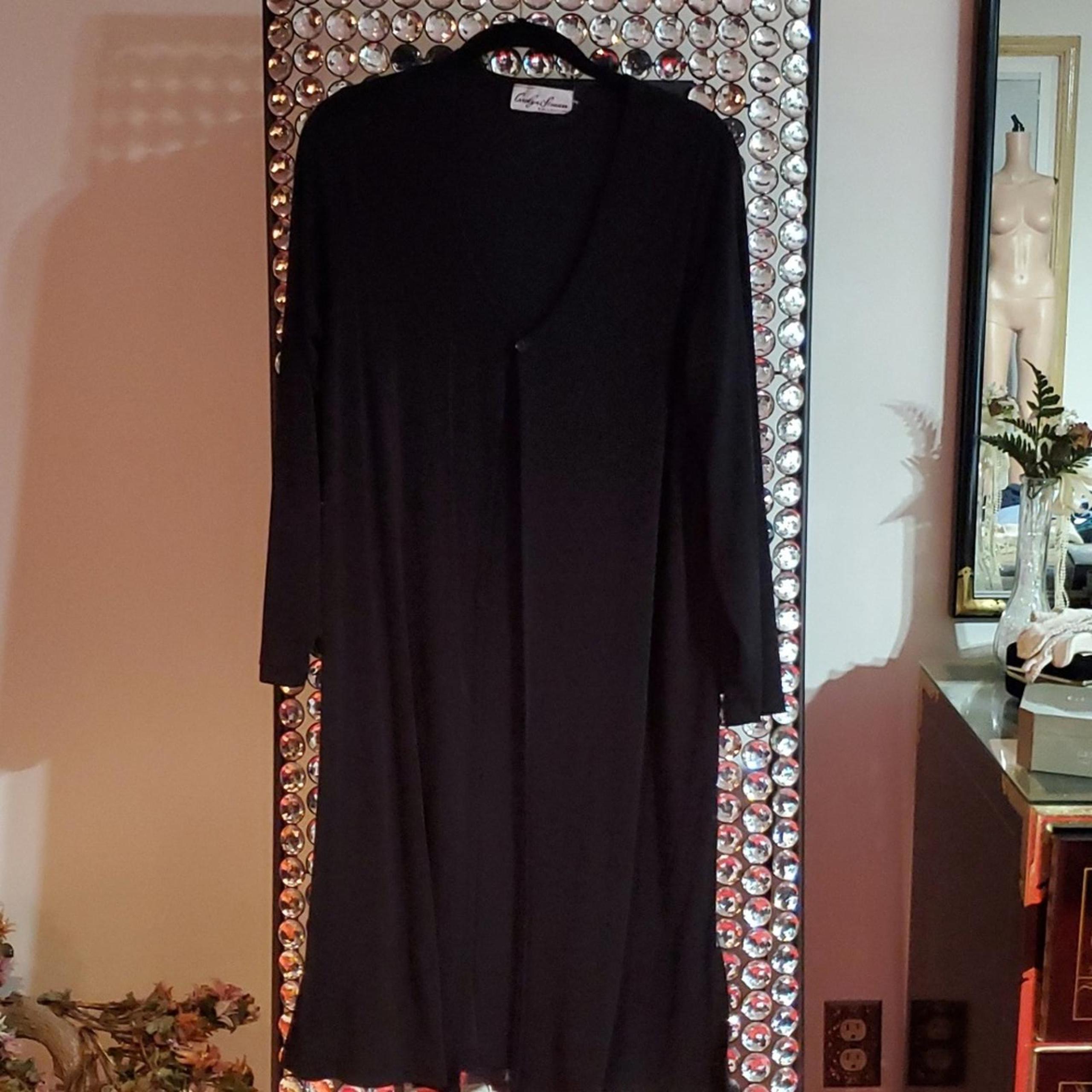 Collection Black Long Top L - Carolyn Strauss