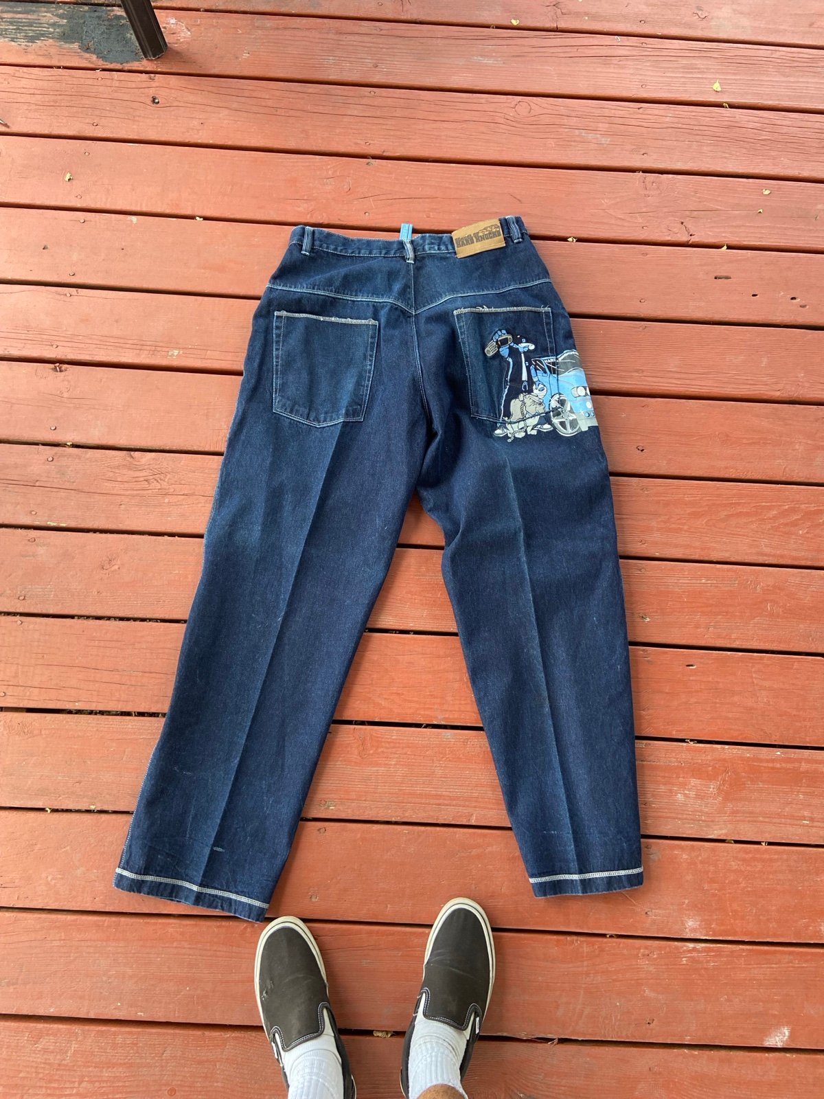 Supreme Stars Topstitch Baggy Jean Indigo Men's - SS25 - US