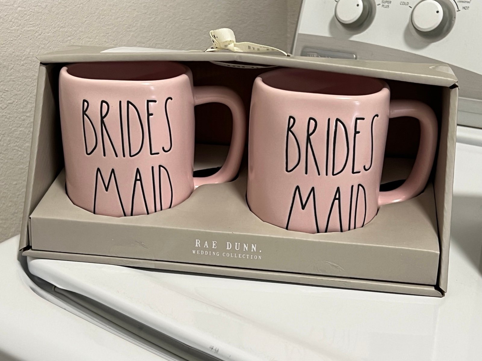 Rae Dunn bridesmaid mugs x4