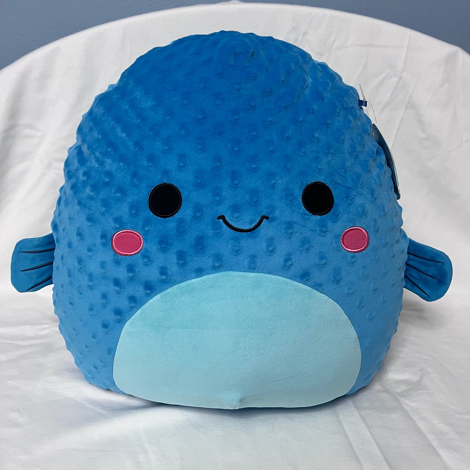 Squishmallows 16 Refalo the Blue Pufferfish Plush Toy 2023