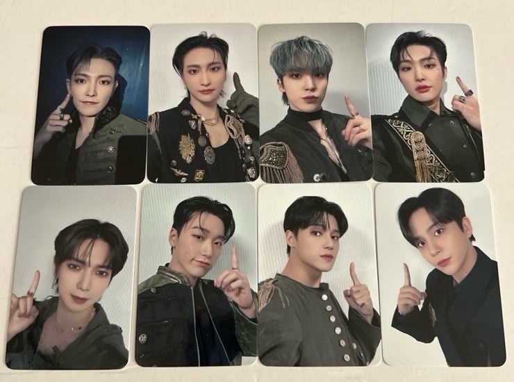 Ateez The World Ep Fin Will Fromm Lucky Draw PC We Go Up Version ot8 Set