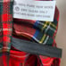 Vintage Highland Home Industries Plaid Tartan Kilt 12