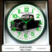 1953 Bagged Chevy Pickup Truck Chevrolet Garage Shop Glow In The Dark Wall Clock