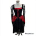 Leg Avenue Black and Res Midnight Mistress Dress Costume Size Medium