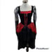 Leg Avenue Black and Res Midnight Mistress Dress Costume Size Medium