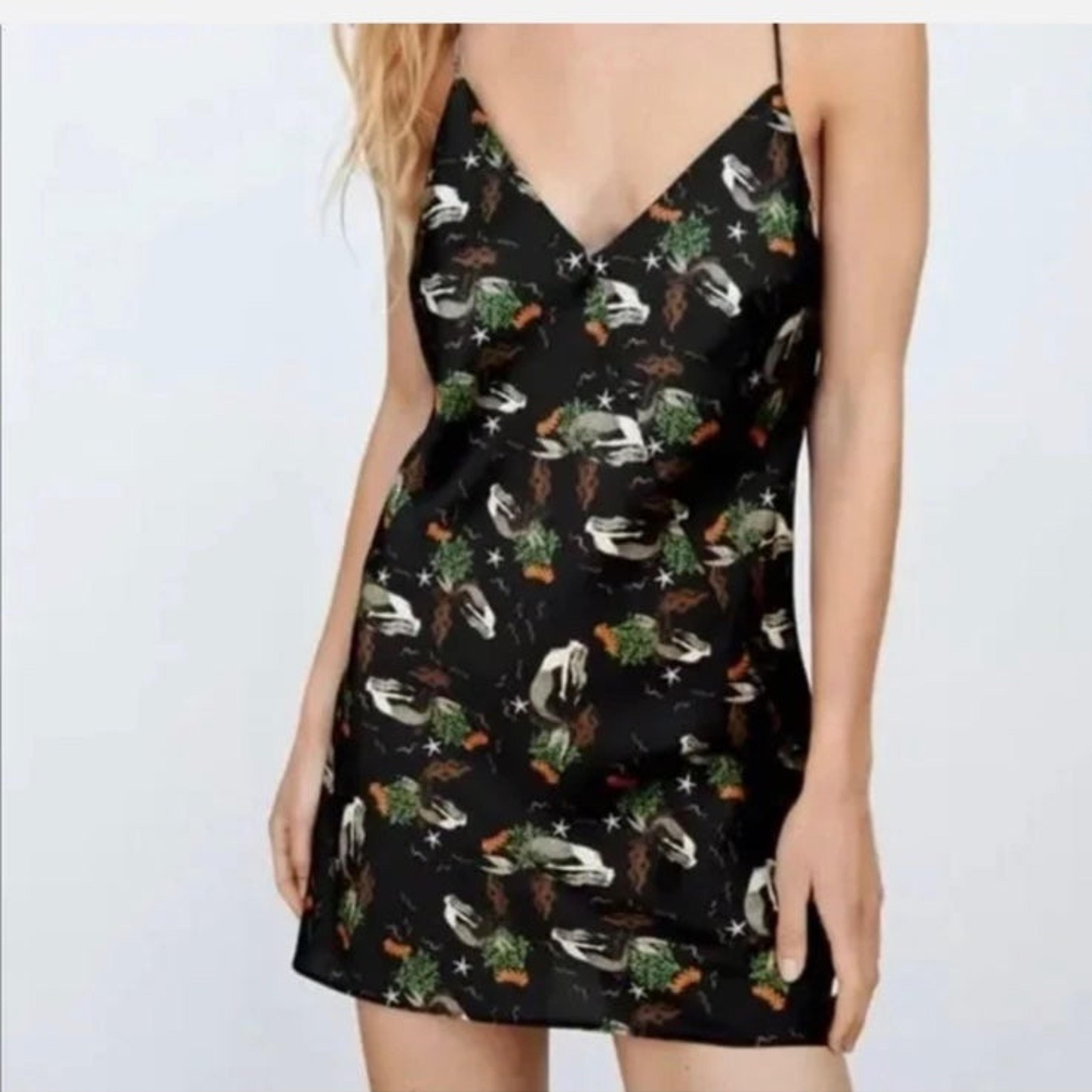 Zara mermaid print dress Clearance