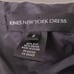 Vintage Jones New York Silk Blend Dress 8 Black Gold Floral