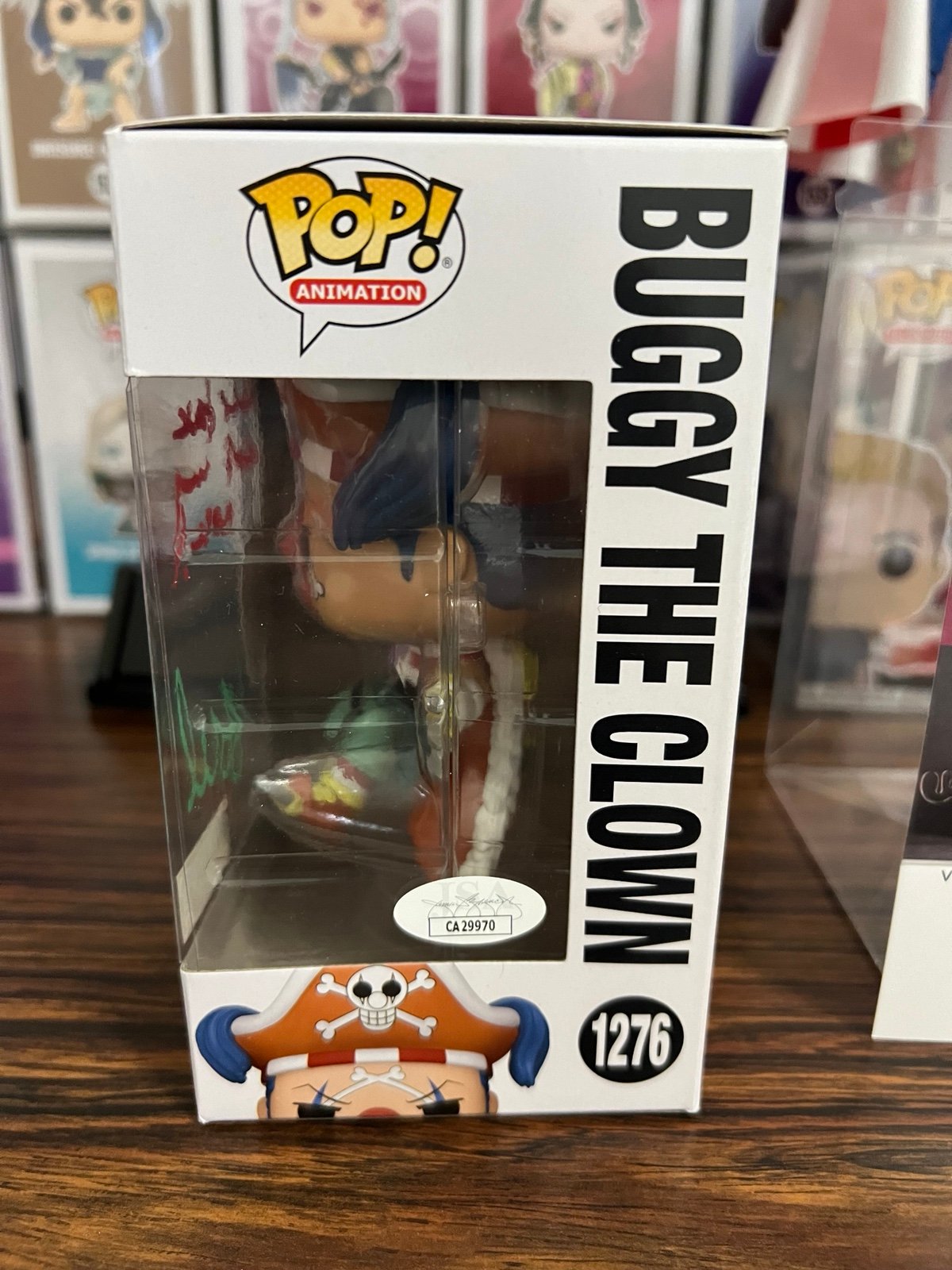 JEFF WARD SIGNED BUGGY THE CLOWN #1276 FUNKO POP! W/ JSA