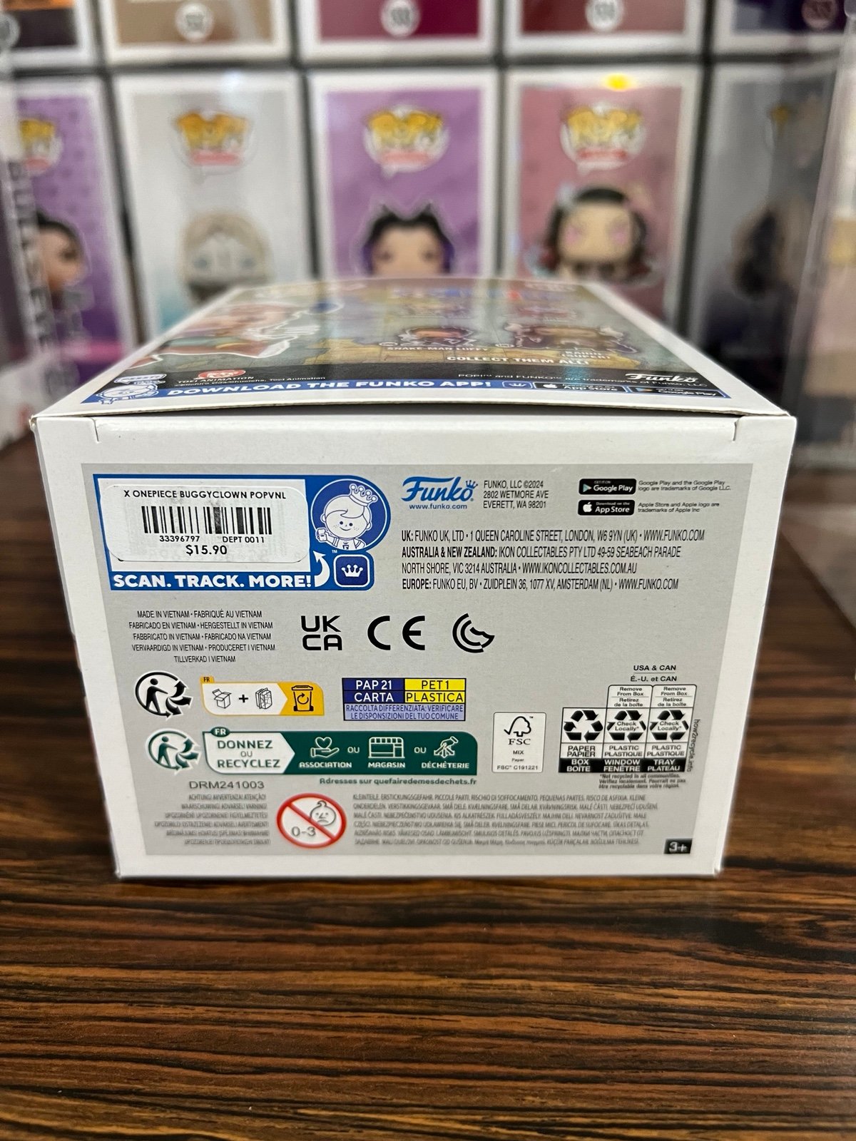 希少 黒入荷！ #1276 CLOWN THE BUGGY SIGNED WARD JEFF FUNKO JSA W/ POP! コレクション