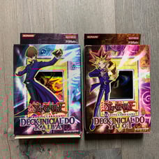 Yugioh - Yugi & Kaiba starter deck in Portuguese 1st Edition 46 & 47 cards