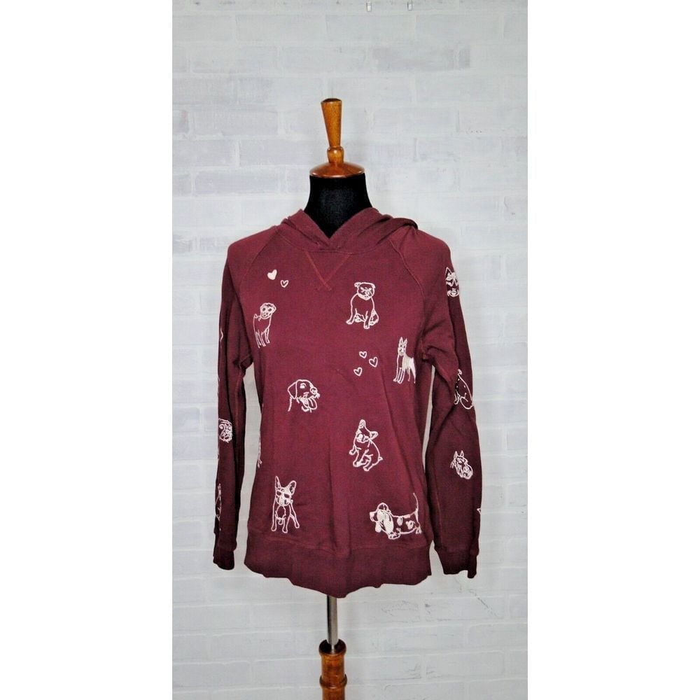 Johnny Was Los Angeles Dog Lovers Only Hoodie (XS)