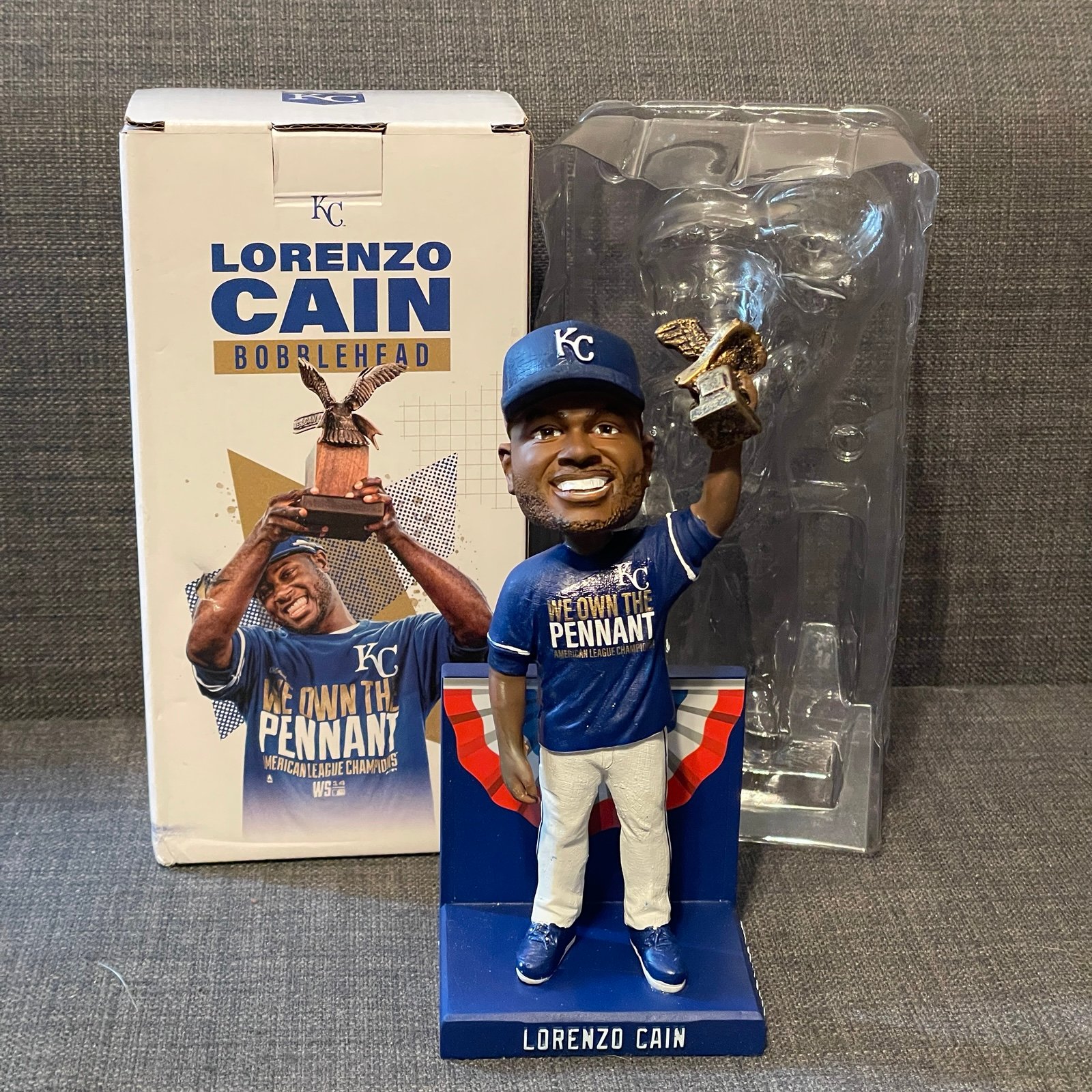 Lorenzo Cain Bobblehead Kansas City Royals 2014 ALCS MVP SGA 8/23/24