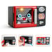 Children's kitchen toy microwave w/extra