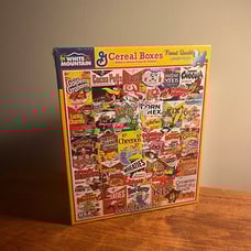 White Mountain Cereal Boxes 1000-piece puzzle