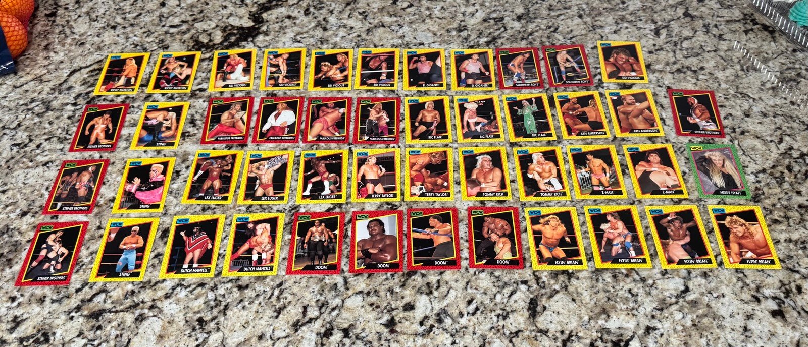 47 WCW Trading Cards