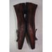 Born Vintage Women's Kiltie Style Brown Leather Slip-on Loafers Flats Size 7.5