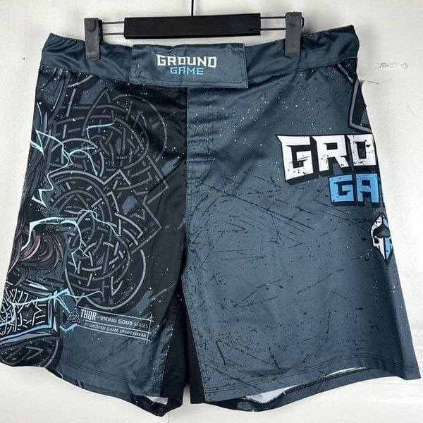 Ground Game | Thor Viking God Series | MMA Shorts Training Gear | Mens Size 36