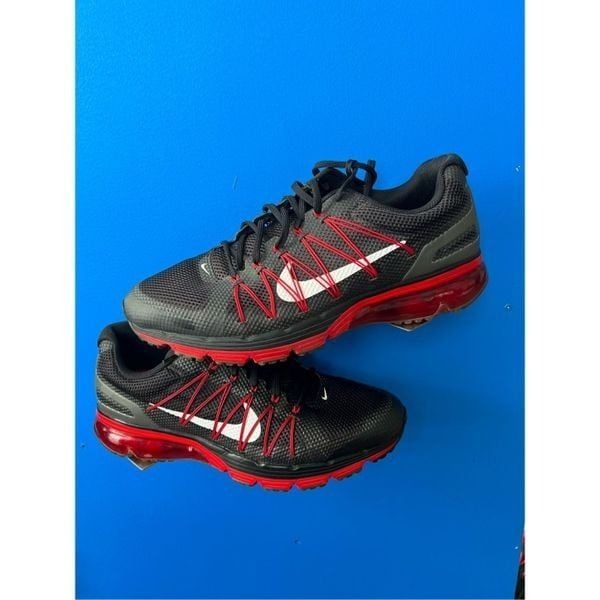 Nike Air Max Excellerate 3 Sneakers Running Shoes Mens 12 Black Red 703072-004