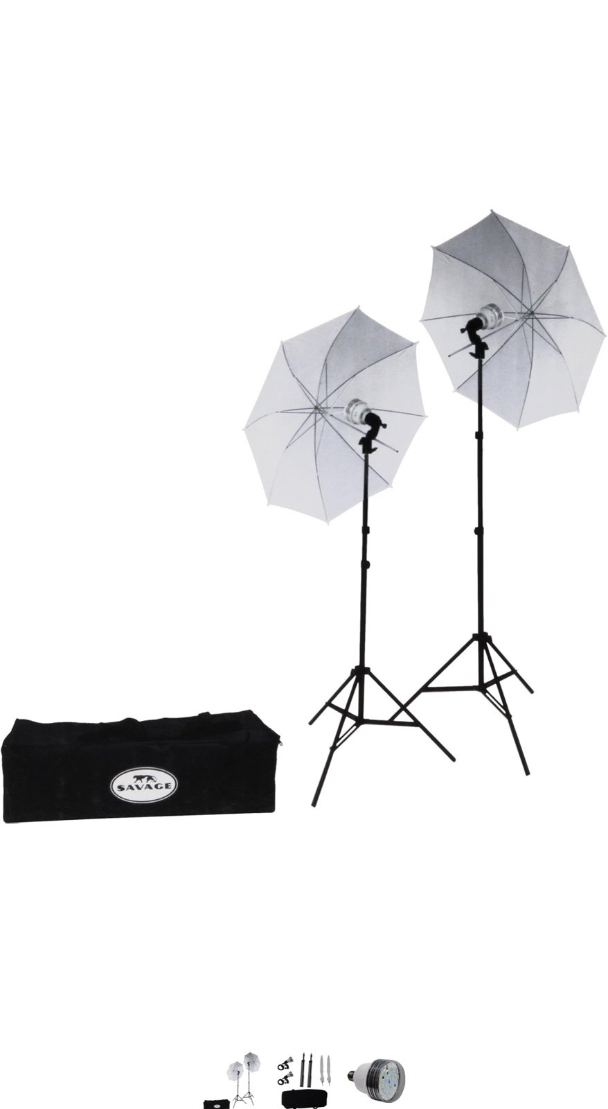Savage LED60K 500 Watt LED Studio Light Kit