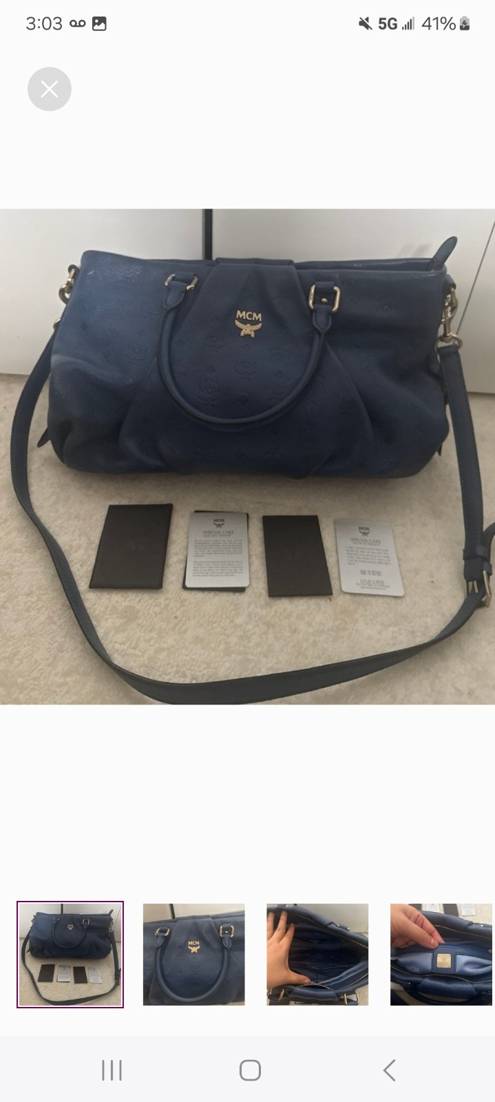 Mcm crossbody