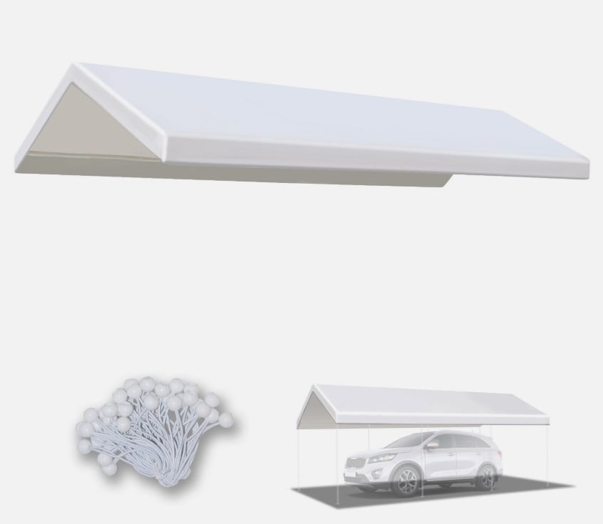 10 x 20 ft Upgraded Carport Car Canopy Garage Shelter Party Tent w Bungee Balls