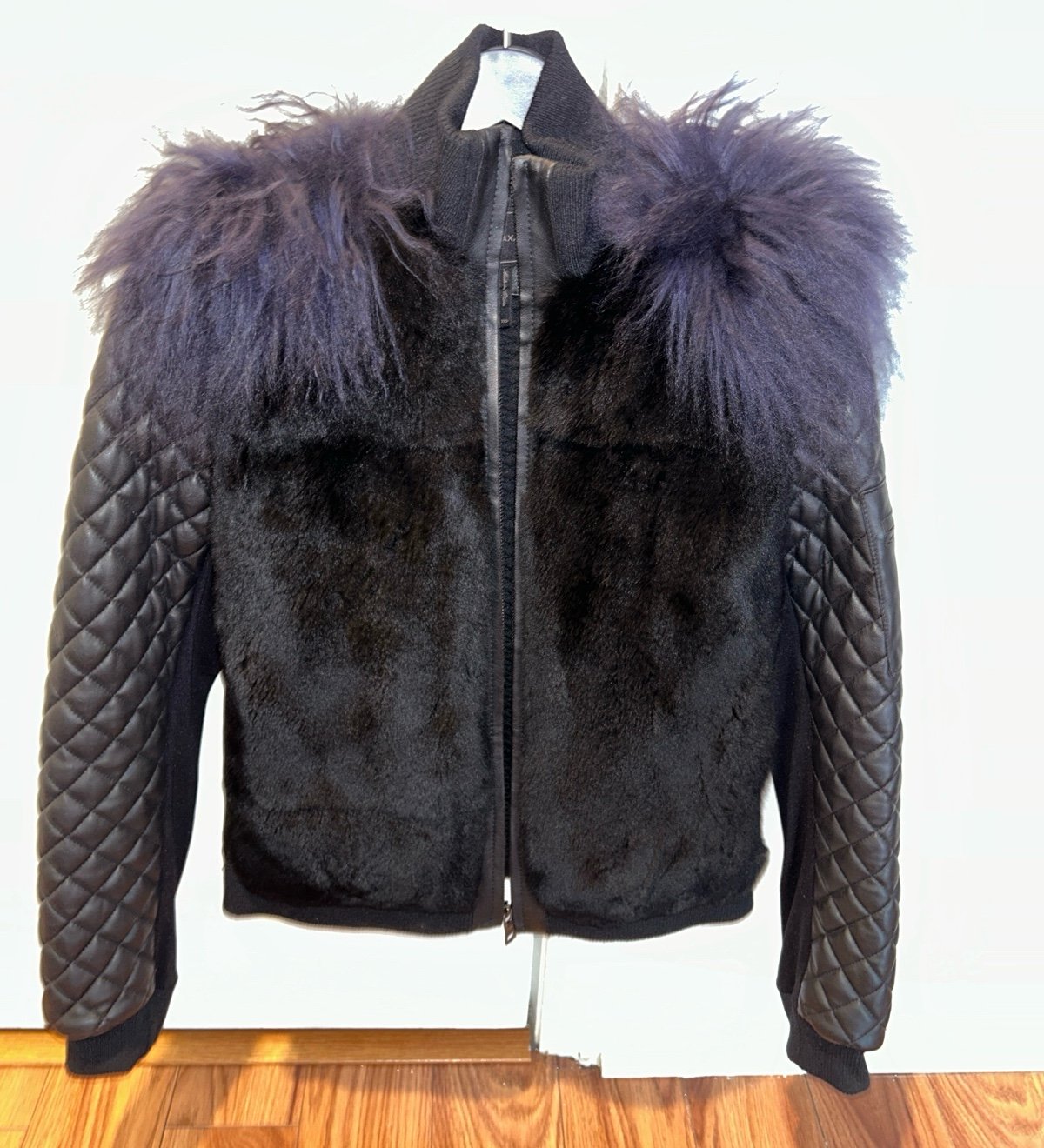 BCBG Max Azria “Rickey” Fur Jacket