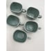 Vintage Asian Celadon Green Elephant Creamer Sugar Tea Set Jade Color