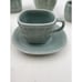Vintage Asian Celadon Green Elephant Creamer Sugar Tea Set Jade Color