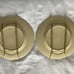 Two Wedgwood Jasperware yellow plates