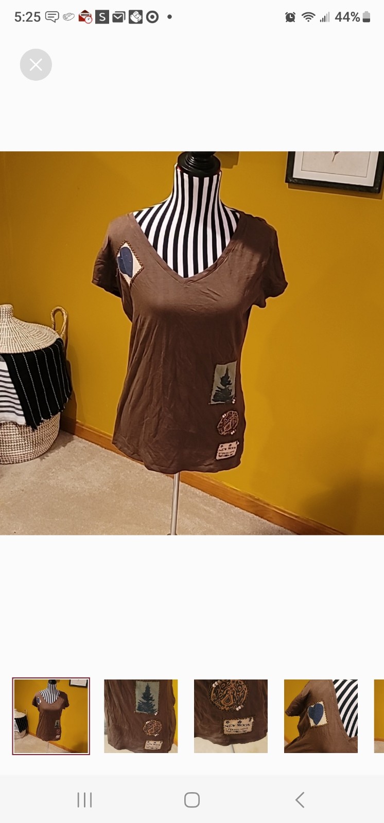 Twilight new moon bp rare quiluete tribe shirt size large