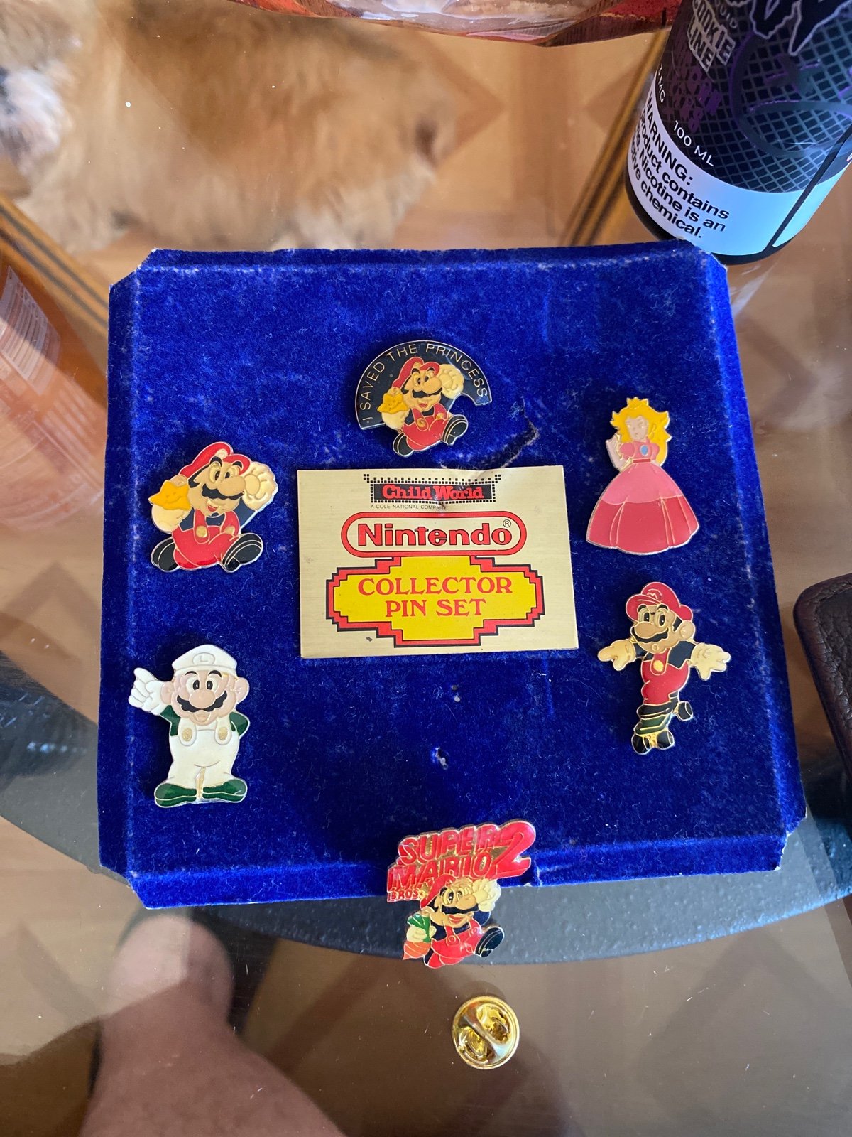 1986 Nintendo Super Mario Brothers 2 Collectors Pin Set
